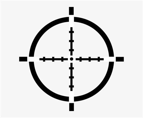 Crosshairs Png Crosshair Clipart Transparent Png 600x599 Free
