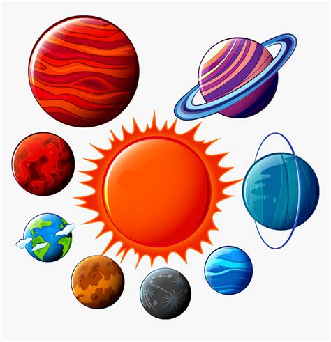 Planet Mercury Venus Vector Euclidean Free Transparent Cartoon