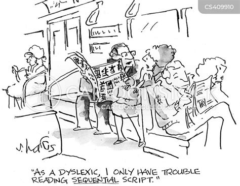 Dyslexia Cartoons And Comics Funny Pictures From Cartoonstock