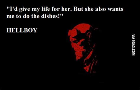Epic Hellboy Quote Is Epic 9gag