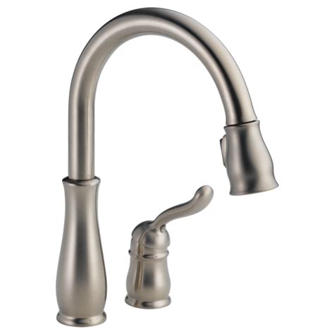 Delta® magnatite® docking uses a powerful integrated magnet to pull your faucet spray wand precisely into place and hold it there so it stays docked when user account menu. Single Handle Pull-Down Kitchen Faucet 978-SS-DST | Delta ...