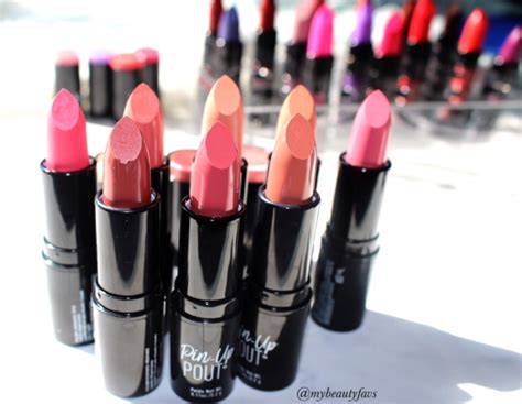 Nyx Cosmetics Pin Up Pout Lipsticks Review And Swatches — Mybeautyfavs