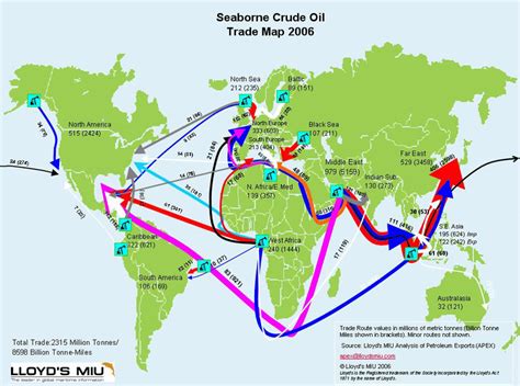 Crude Oil Map