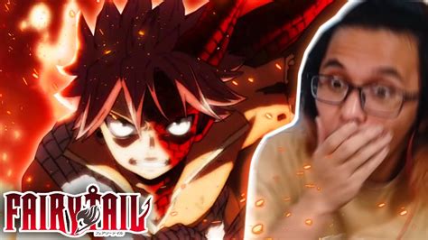 natsu s e n d form fairy tail dragon cry part 3 reaction youtube