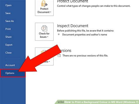 How To Print A Background Colour In Ms Word Windows 7 4 Steps