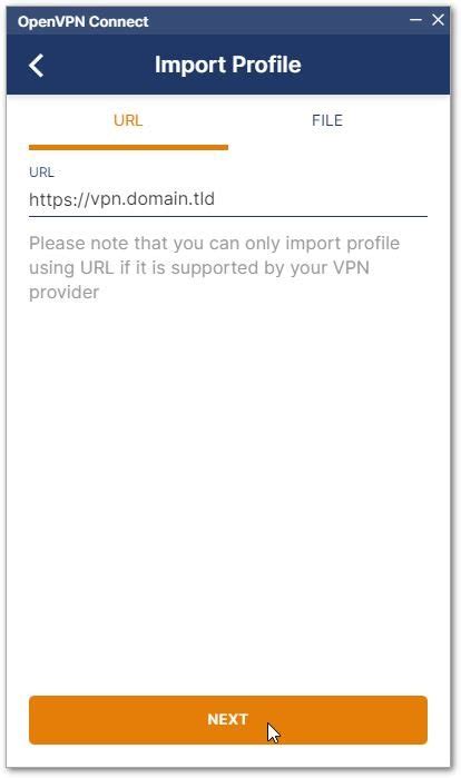 Import Profile Via Url In Openvpn Connect Discussions Sophos
