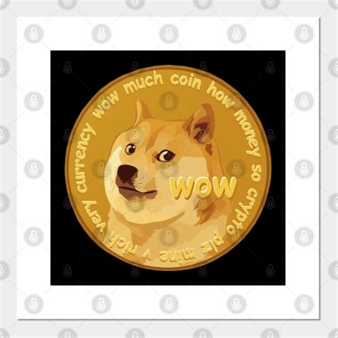 Dogecoin Dogecoin Posters And Art Prints Teepublic