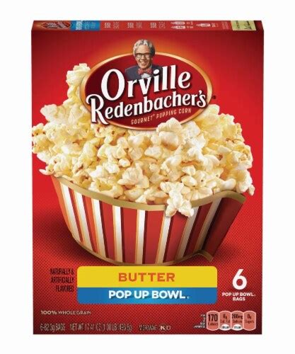 Orville Redenbachers Pop Up Bowl Butter Popcorn 6 Ct 29 Oz