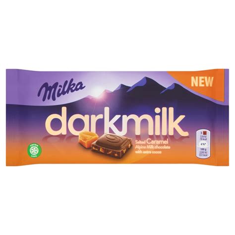Milka Dark Salted Caramel Chocolate Chocolates