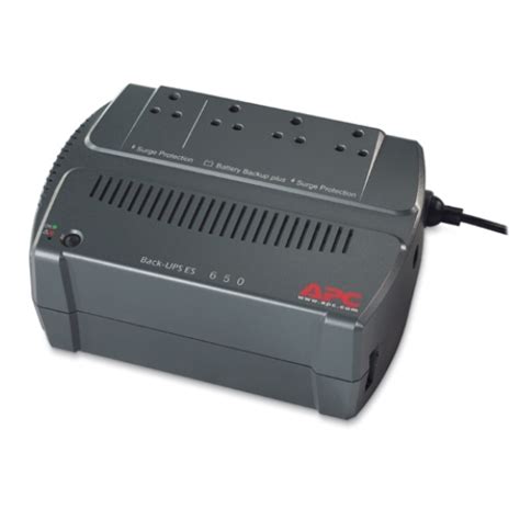 Power is powering the battery backup outlets. APC BACK-UPS ES 650VA 230V INDIA - APC India