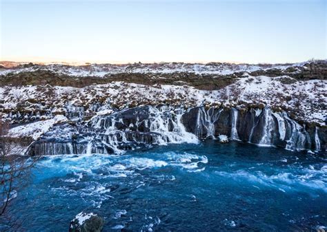 Iceland Hidden Gems Hraunfossar And Barnafoss Waterfalls Iceland