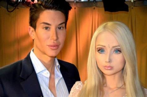 Human Barbie Ripped By Human Ken Justin Jedlica Not A Valeria Lukyanova Fan Celebrity