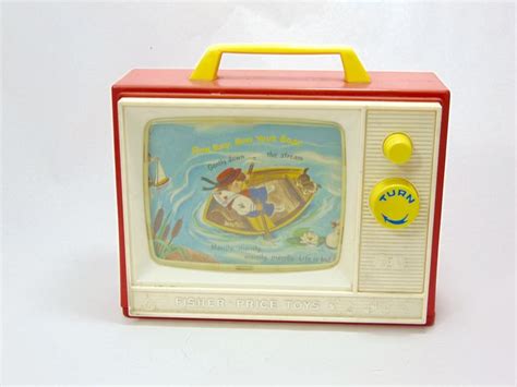 Two Tune Music Box Tv Fisher Price Retro Vintage Kids Toy Etsy