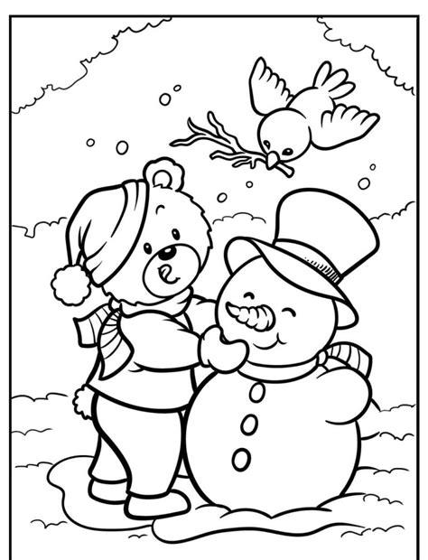 Winter Wonderland Coloring Pages