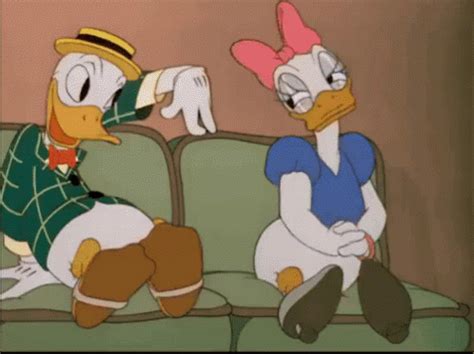 Donald Duck Making A Classic Move GIF Couch Donald Duck Date