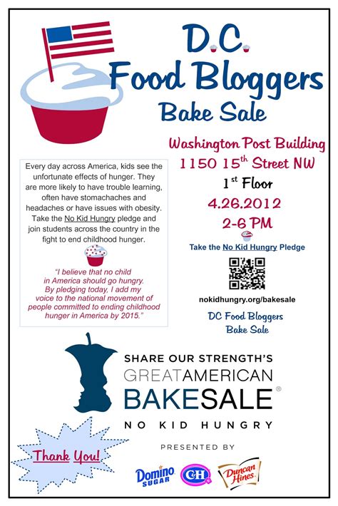 Thrifty Dc Cook Dc Food Bloggers Bake Sale Thursday April 26th