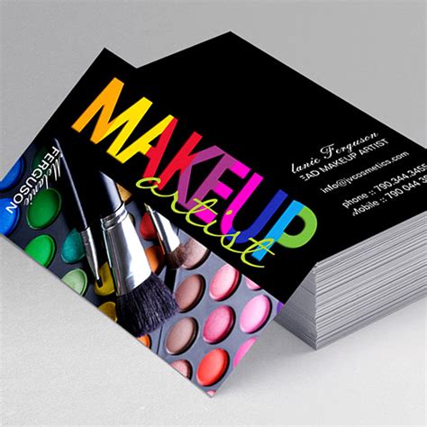 Skin Patch Makeup Makeup Artist Business Cards Templates Free