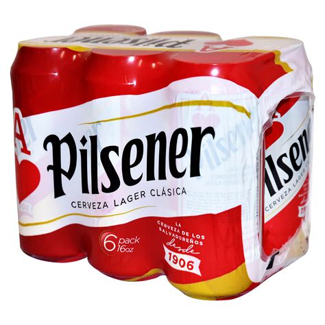 Comprar Cerveza Pilsener Six Pack Lata 355ml Walmart El Salvador