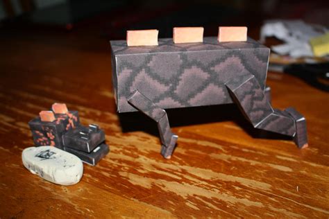 Minecraft Papercraft Nether Dragon Wip 2 By Tigereyes6302 On Deviantart