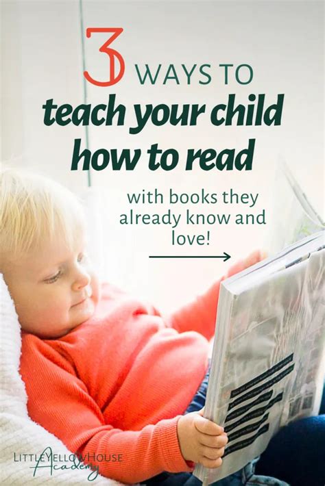 Teach Your Child How To Read With Books You Already Have At Home