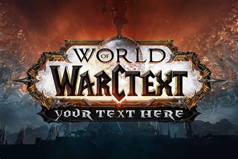 World of Warcraft: Shadowlands Text Effect PSD Style | Hyperpix