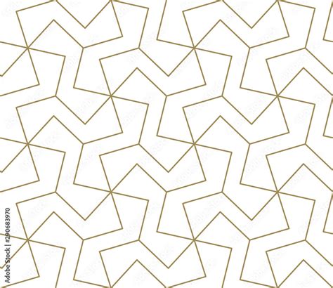 Vecteur Stock Seamless Pattern With Abstract Geometric Line Texture