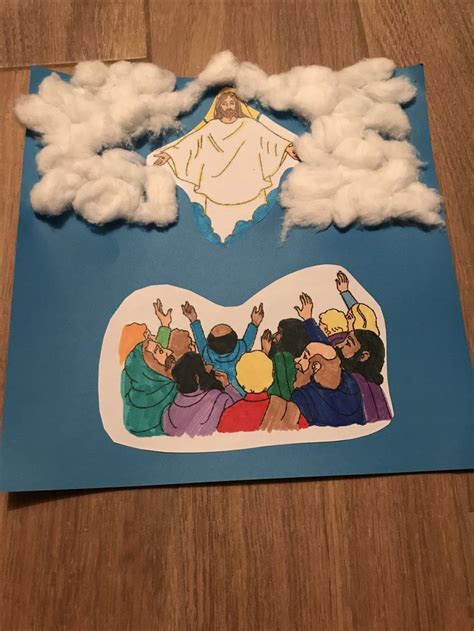 Jesus Ascension Craft Sunday School Crafts Church Crafts Bible