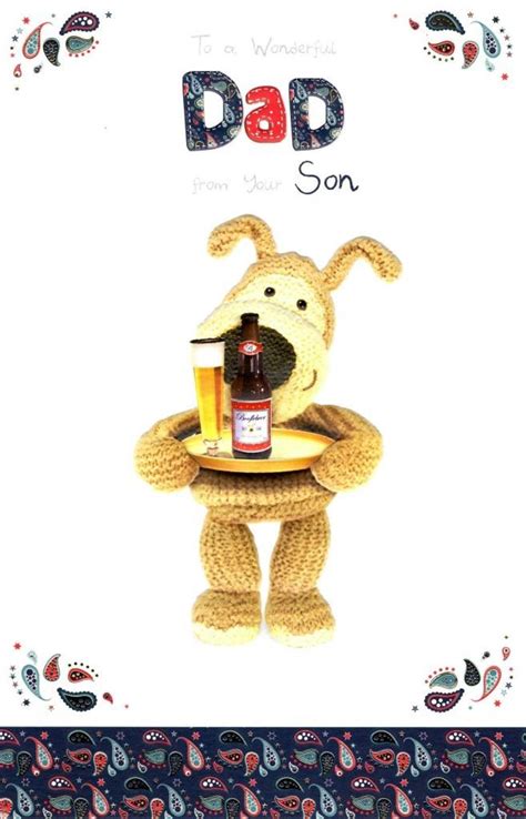 Boofle To Dad From Son Happy Fathers Day Card Cards