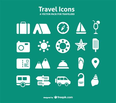 20 Awesome Free Travel And Tourism Iconsets You Can Download Hongkiat
