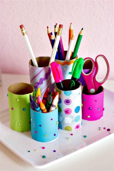 30 Simple And Modern Diy Desk Organizer Ideas Toilet Paper Crafts