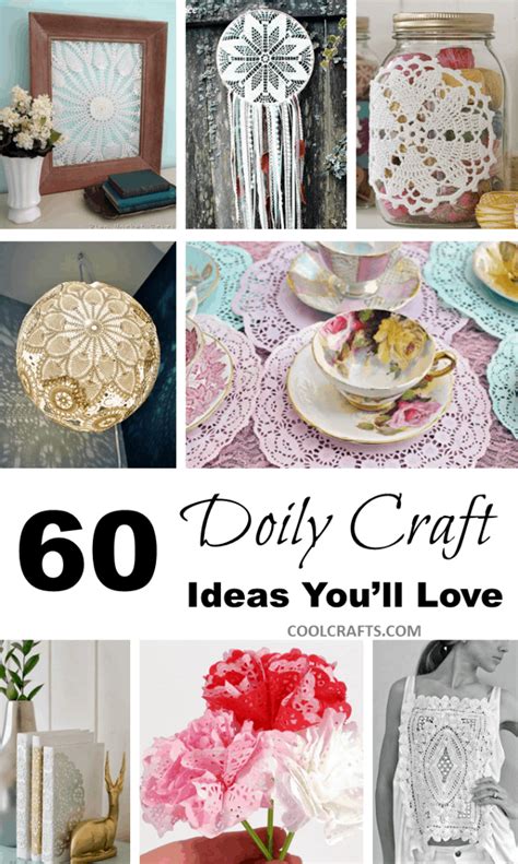 60 diy fabric and paper doily crafts