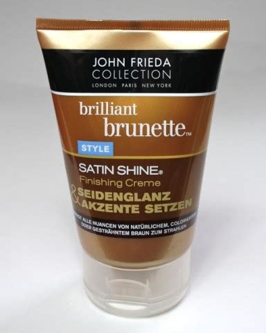 John Frieda Brilliant Brunette Satin Shine Finishing Creme Funny