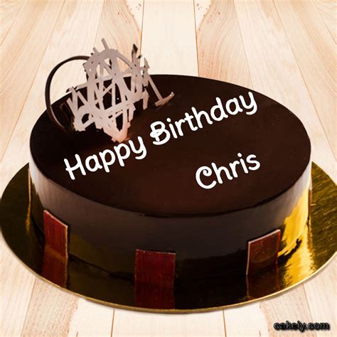 🎂 Happy Birthday Chris Cakes 🍰 Instant Free Download