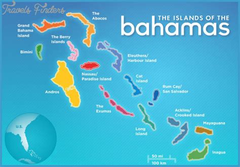 Bahamas Map Travelsfinderscom