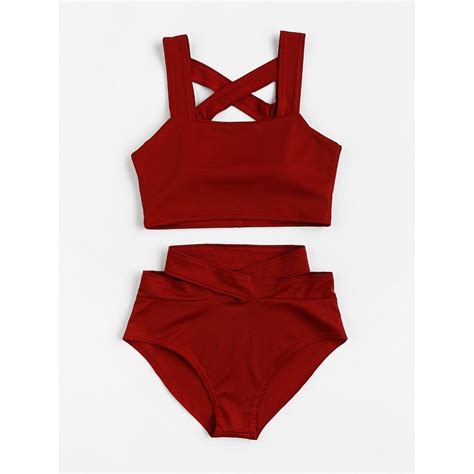 criss cross high waist bikini set bikini set high waist swimsuits summer bathing suits