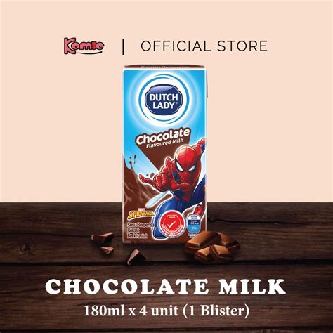 Dutch Lady Marvel Ml Uht Milk Chocolate Flavor Milk Limited Time