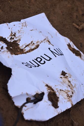Drag My Name Through The Mud Illustrating The Expression Stock Photo