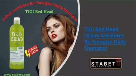 Ppt Tigi Bed Head Urban Antidotes Re Energise Daily Shampoo