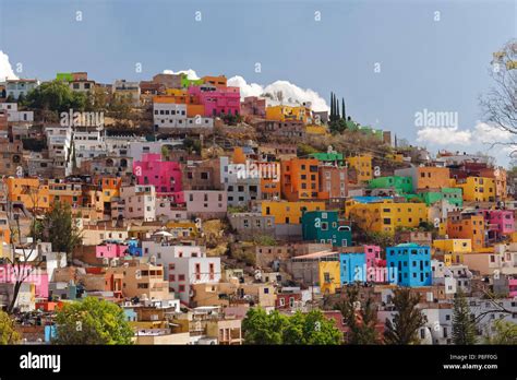 A Scenic Colorful Neighborhood Perched On A Hill In The Historic City