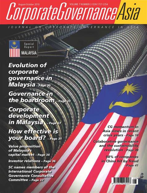 Corporate the board has outlined the proper procedure which the directors need to comply with, before accepting any new. Corporate Governance Asia - Special Report