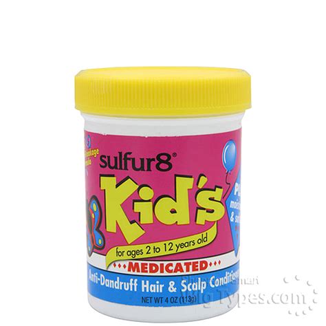 My scalp is always clean & keeps my hair shiny & grows fast. Sulfur8 Kids Anti-Dandruff Hair & Scalp Conditioner 4oz ...