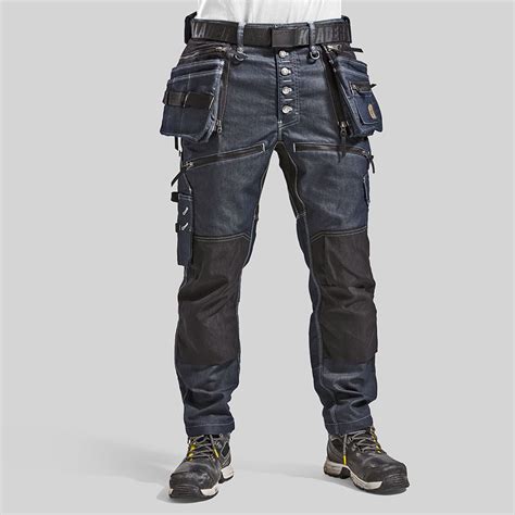 Pantalon de travail homme, avec des poches genouillere. Livraison offerte pantalon de travail stretch X1900 Blaklader
