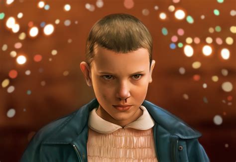 Eleven (millie bobby brown) in stranger things. 89+ Stranger Things Eleven Wallpapers on WallpaperSafari