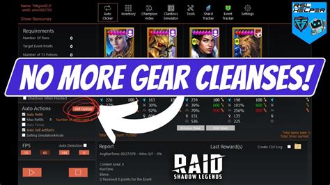 Beginner And Advanced RSL Helper Gear Selling Raid Shadow Legends