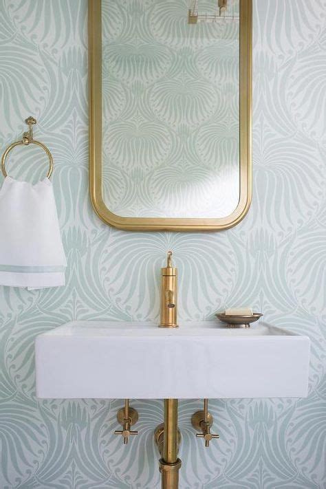 How to create a Zen bathroom? | Bathroom wallpaper green, Green