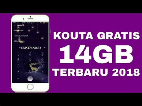 Penawaran akan muncul di menu nomor 1. Cara Mendapatkan Kuota Gratis Indosat 14GB Terbaru 2018 - YouTube