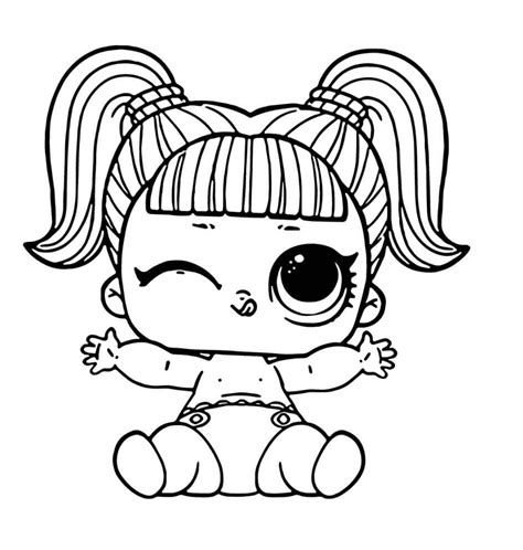 New Baby Sister Coloring Pages