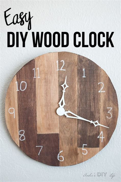 Simple Diy Wood Clock Using Scrap Plywood Diy Clock Wall Wood Diy