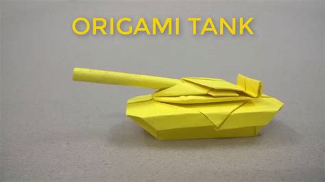 Origami Tank Tutorial Step By Step Hướng Dẫn Gấp Xe Tăng Huyền Thoại
