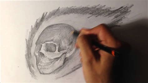 My friend phoenixbloom1 and i are holding a competition. How to Draw a Skull on Fire - Skull Drawings - YouTube